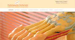 Desktop Screenshot of grube-podologie-elmshorn.de
